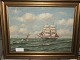 Maleri af skib
Steen Bille