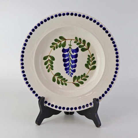 Aluminia Blåregn503 dyb tallerken22,5 cm