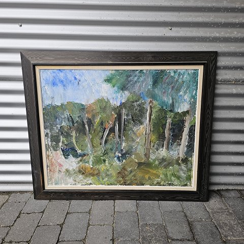Knud Brisson maleri90x108 cm