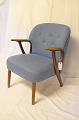 2 Blå lænestole designet af Christian Findahl