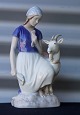 B&G figur
2160
Kvinde med ged
Porcelæn
